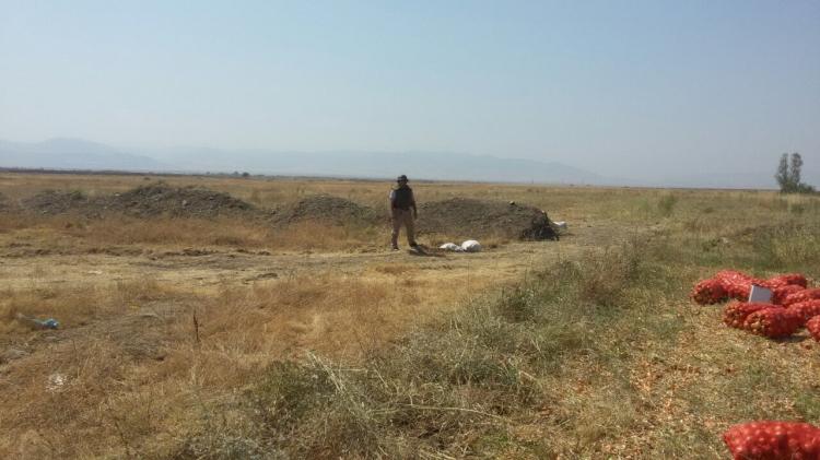 В Агдамском районе обнаружили противопехотную мину производства Армении