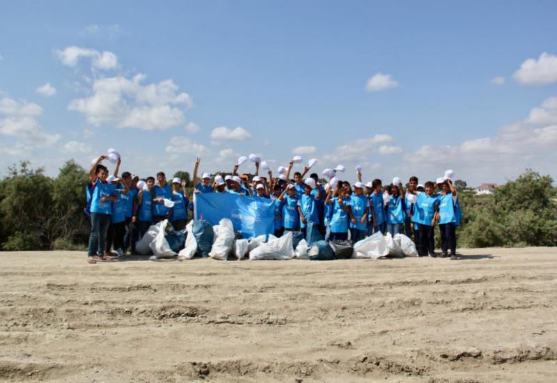 В Азербайджане прошла акция по очистке дельты реки Кура