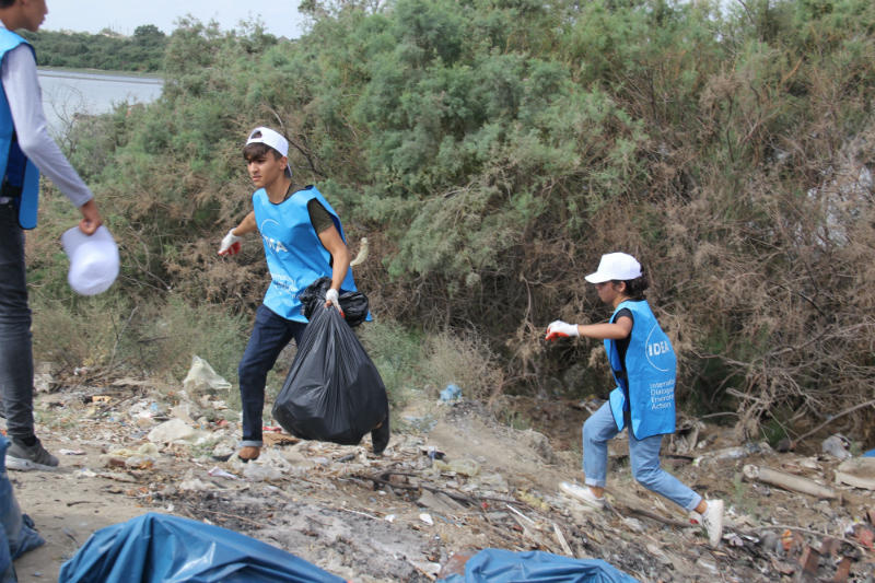 В Азербайджане прошла акция по очистке дельты реки Кура