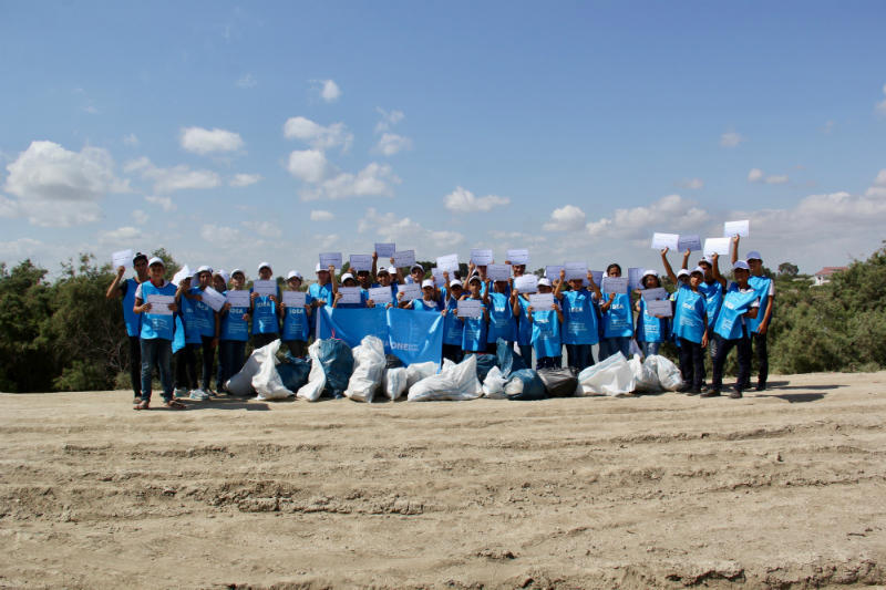 В Азербайджане прошла акция по очистке дельты реки Кура
