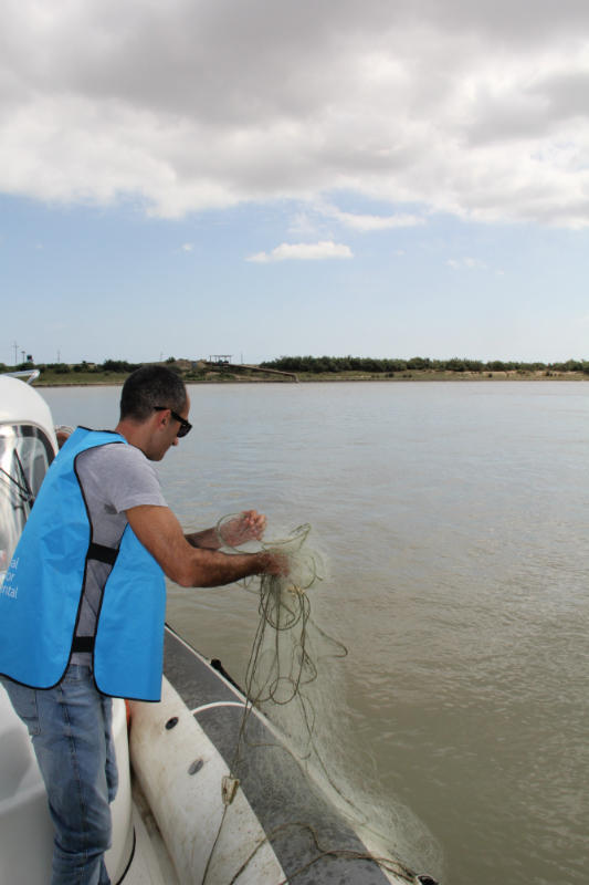 В Азербайджане прошла акция по очистке дельты реки Кура