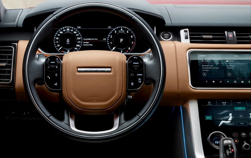 Обновленный Range Rover Sport: гибрид и более мощный SVR