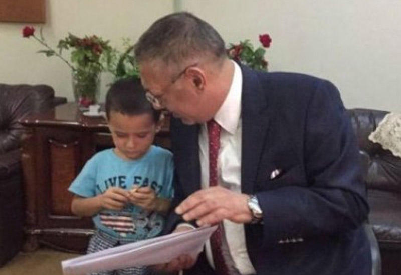 Anası öldürülən 4 yaşlı azərbaycanlı uşaq Bağdaddan Bakıya gətirildi