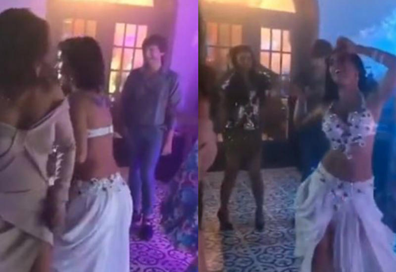 Зажигательный танец на дне рождения Пярвин Абиевой