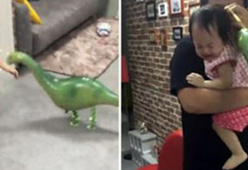 Отец жестоко разыграл свою маленькую дочь, доведя ребенка до истерики