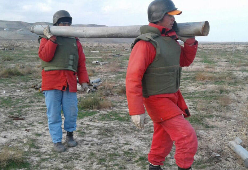 Xızıda 71 partlamamış hərbi sursat aşkarlandı