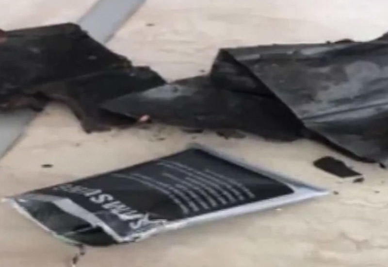 Telefon partladı, ev alışdı