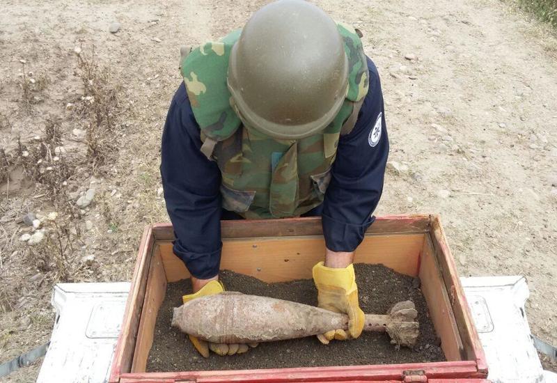 Xızıda 115 ədəd partlamamış hərbi sursat aşkarlanıb