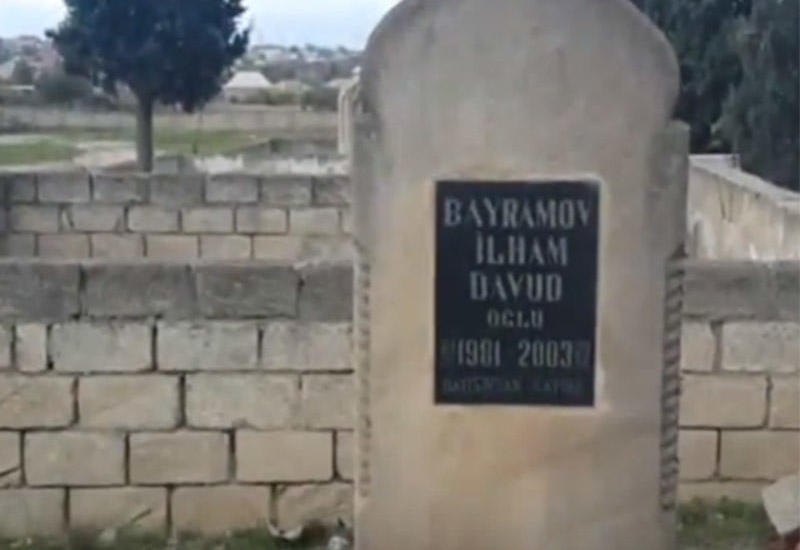Sağ adama 14 il əvvəl qəbir qazılıb