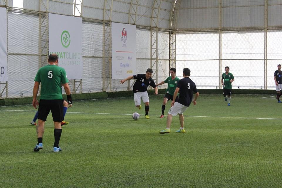 Футбольные страсти AZFAR Business League - голы, желтые и красные карточки