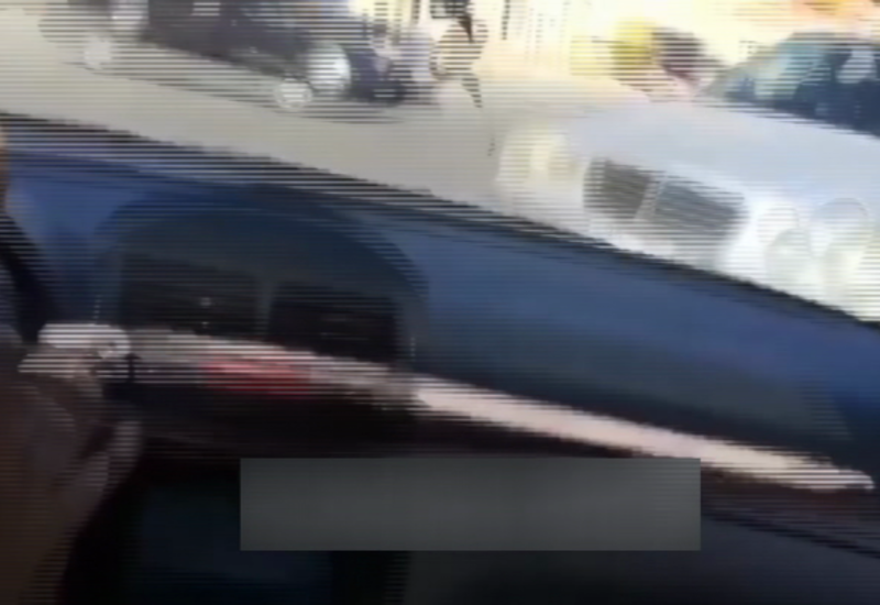 Dəhşətli kadrlar Bakıda çəkildi: Sürücünü qayda pozmağa təhrik etdi