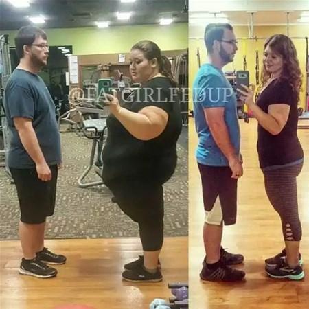 Bir ilə 308 kiloqram arıqladılar