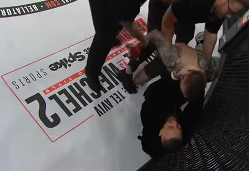 Макгрегор ворвался в октагон и набросился на рефери