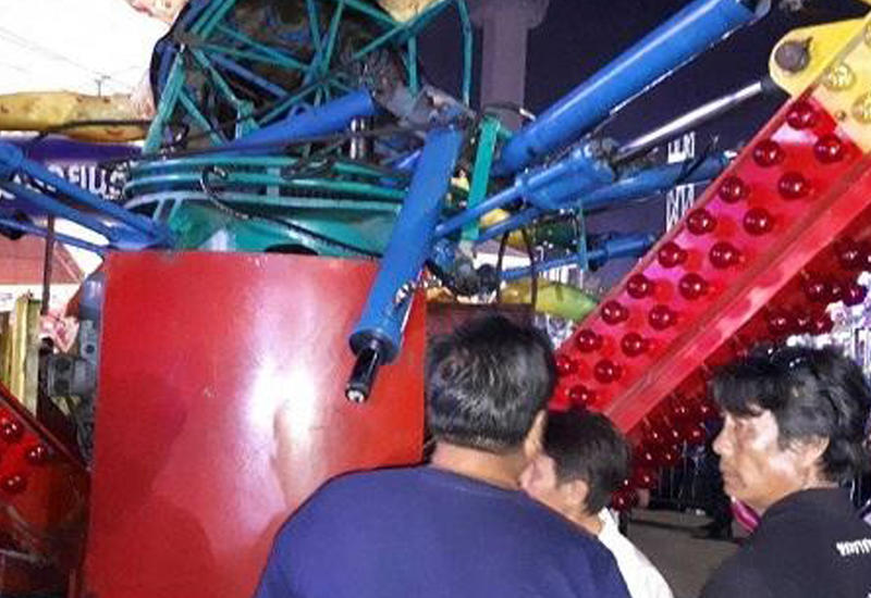 Трагедия на аттракционе в Таиланде, много пострадавших