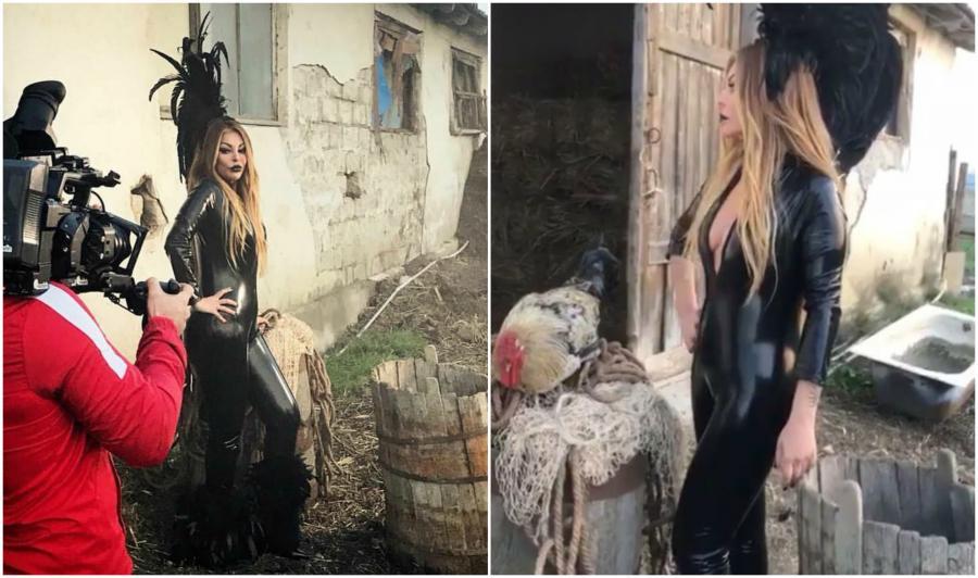 Айгюн Кязимова в образе цыпочки в анонсе проекта "Cücələrim"