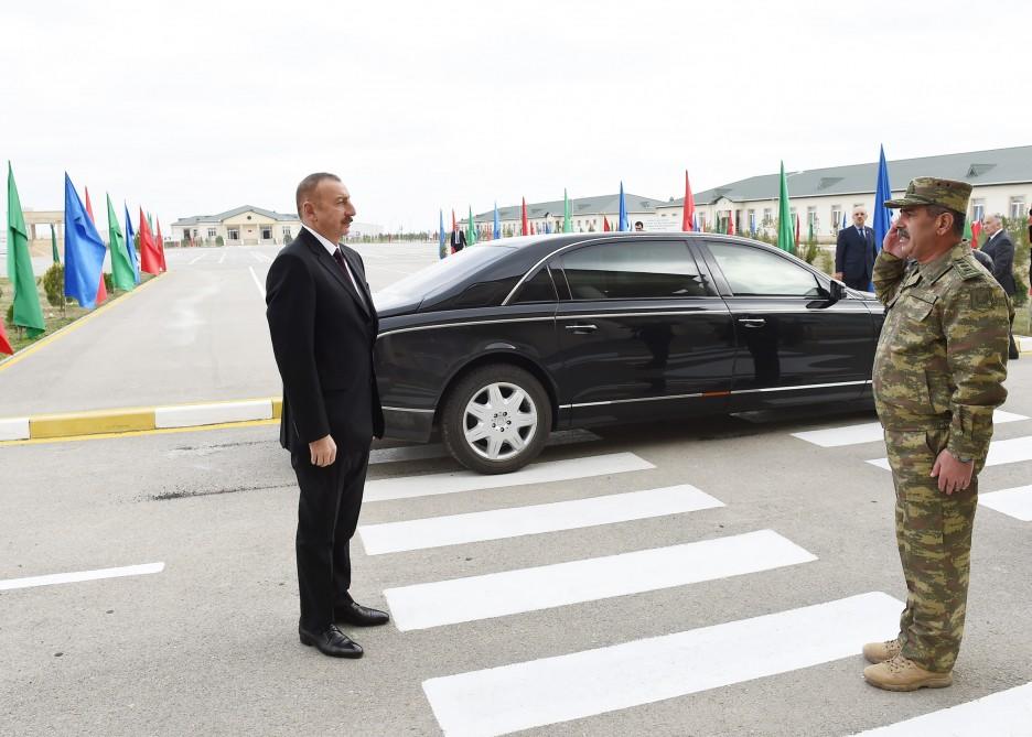 Поездка Президента Ильхама Алиева в Тертерский, Агджабединский и Сабирабадский районы