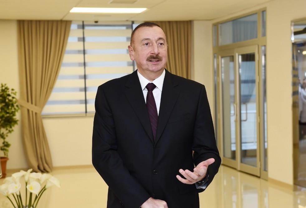 Поездка Президента Ильхама Алиева в Тертерский, Агджабединский и Сабирабадский районы