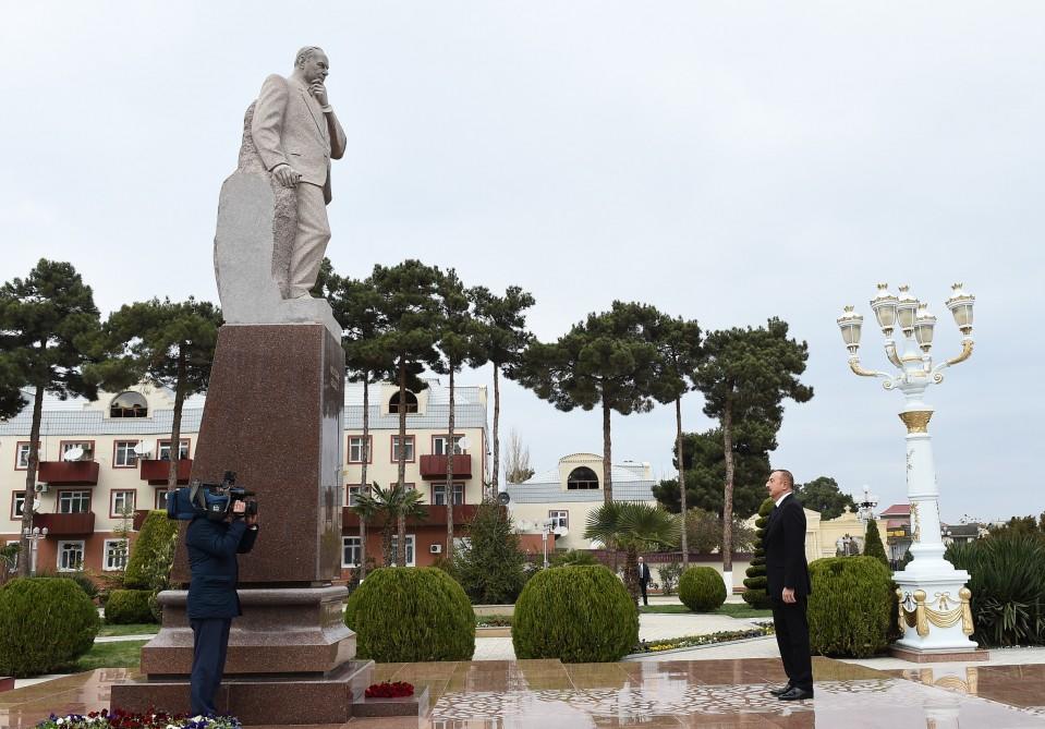 Поездка Президента Ильхама Алиева в Тертерский, Агджабединский и Сабирабадский районы