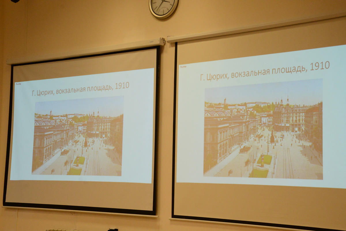 В Бакинском филиале МГУ состоялся научный доклад швейцарского ученого и дипломата Лоренцо Амберга
