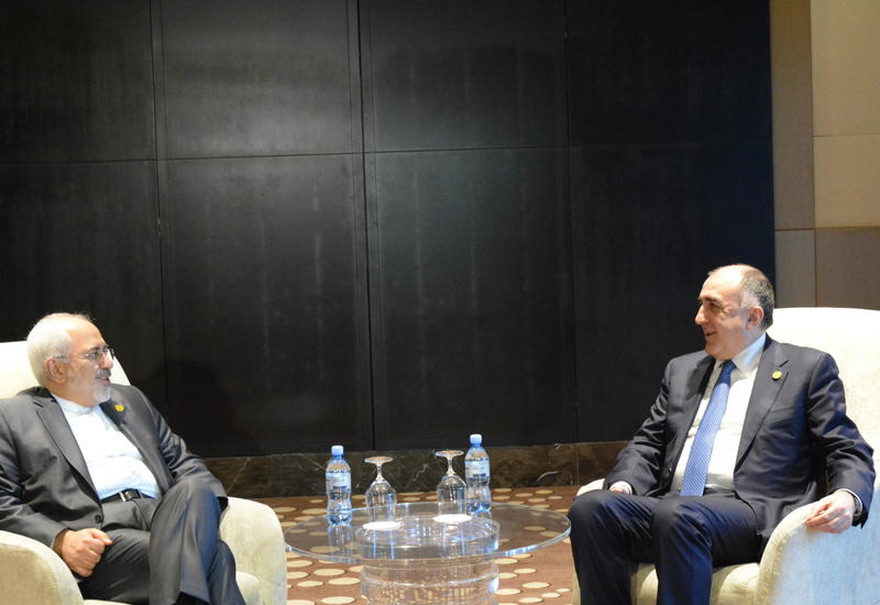 Эльмар Мамедъяров на переговорах с иранским коллегой