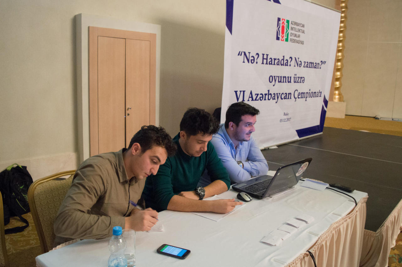 Определились победители чемпионата Азербайджана по "Что? Где? Когда?"