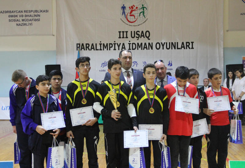 В Сумгайыте состоялись Паралимпийские игры среди детей
