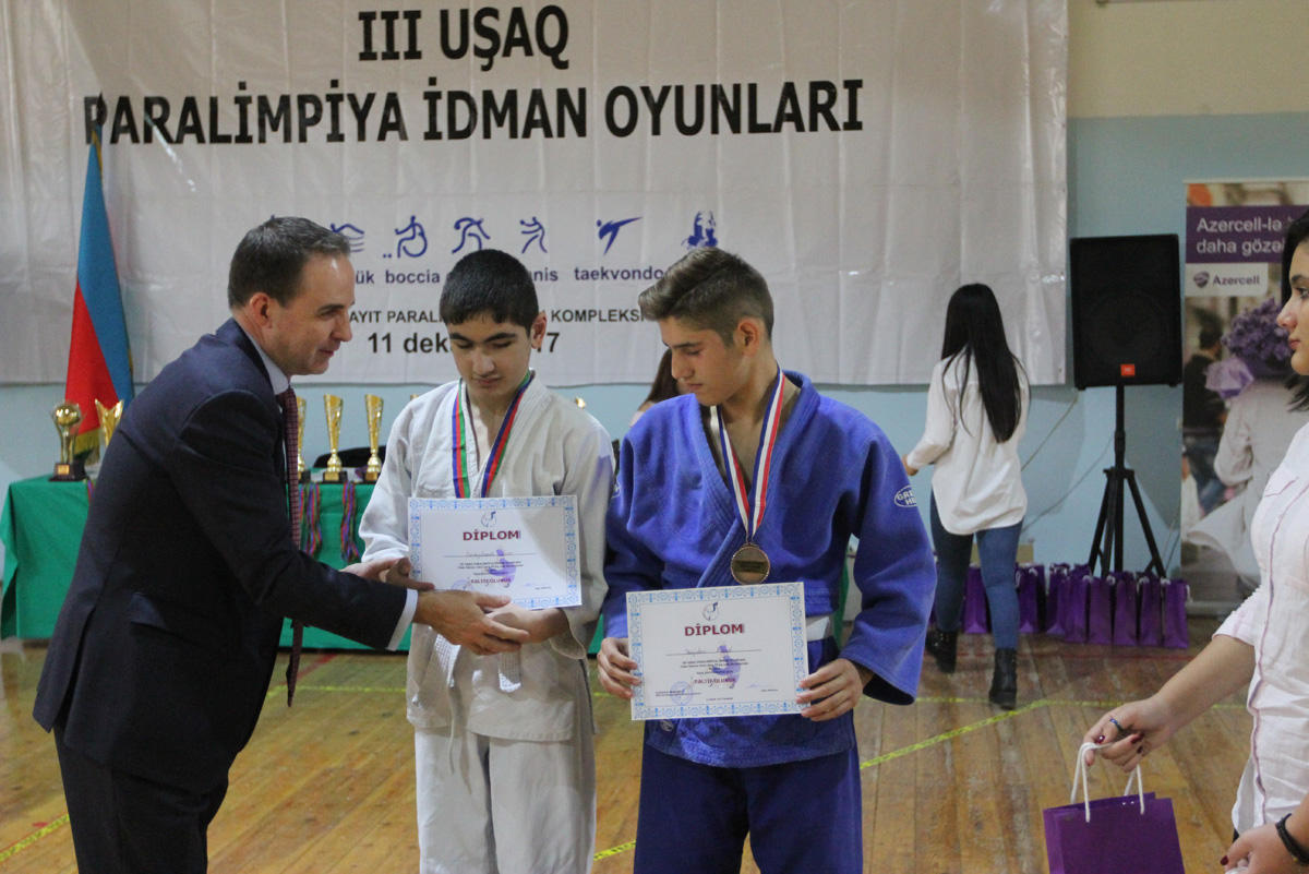 В Сумгайыте состоялись Паралимпийские игры среди детей