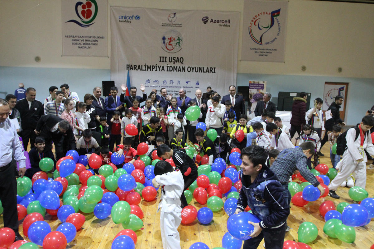 В Сумгайыте состоялись Паралимпийские игры среди детей