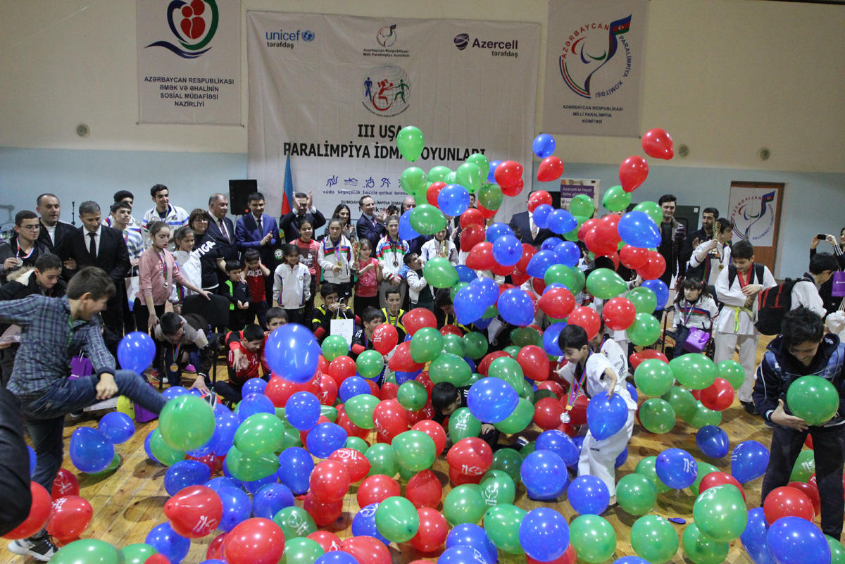 В Сумгайыте состоялись Паралимпийские игры среди детей
