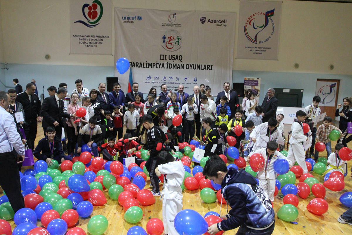 В Сумгайыте состоялись Паралимпийские игры среди детей