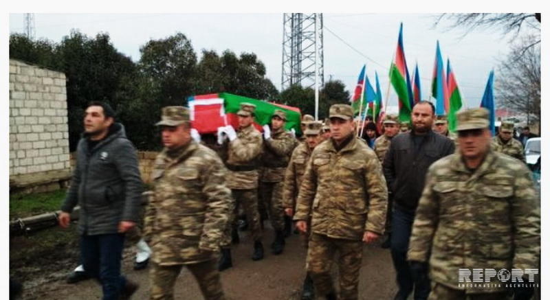 Азербайджанский шехид похоронен в Шабране