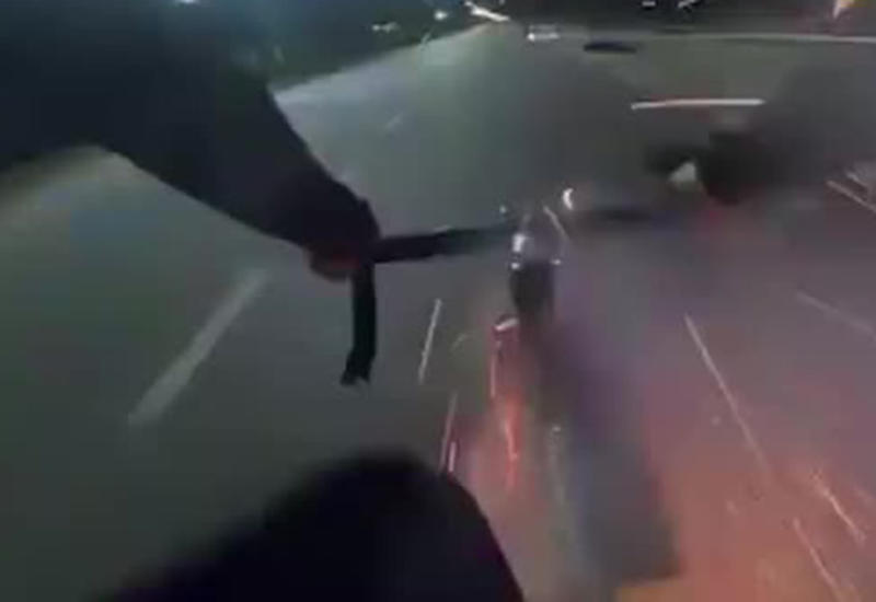 Разгневанный велосипедист обстрелял байкеров из самодельной ракетницы