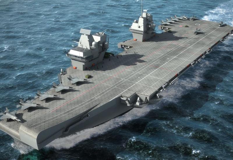 Самый мощный британский авианосец дал течь после ввода в строй