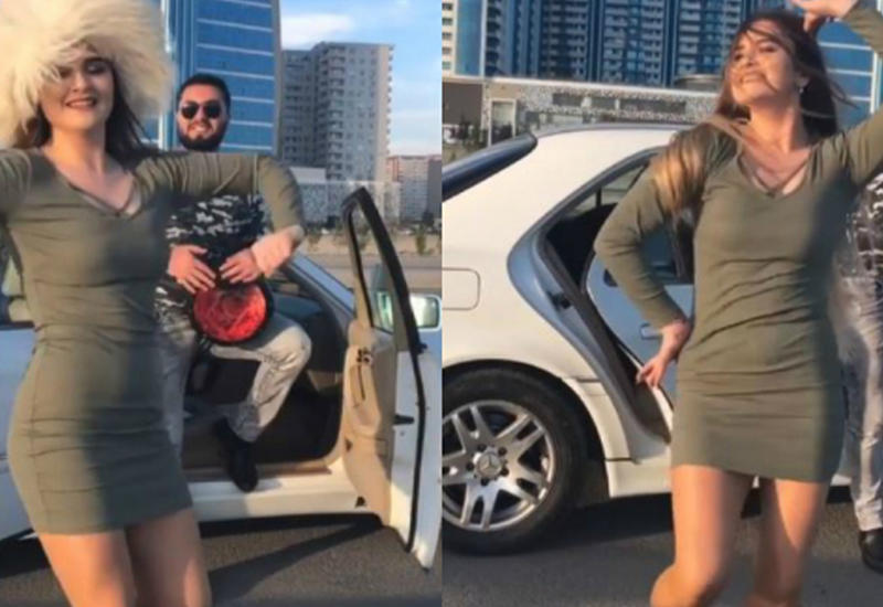 Танец девушки в центре Баку взорвал Сеть