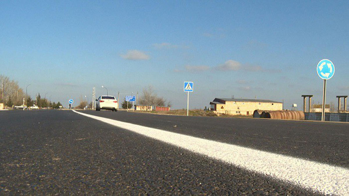 Автодорога в село Джоджуг Марджанлы полностью реконструирована