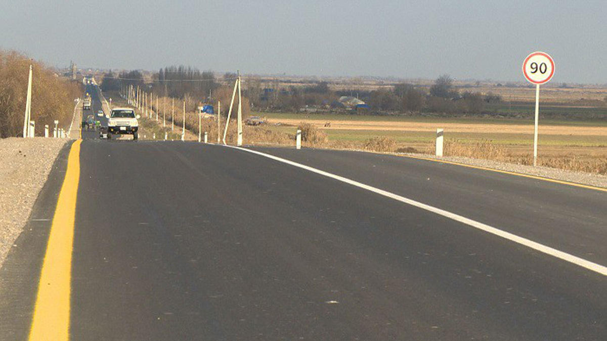 Автодорога в село Джоджуг Марджанлы полностью реконструирована