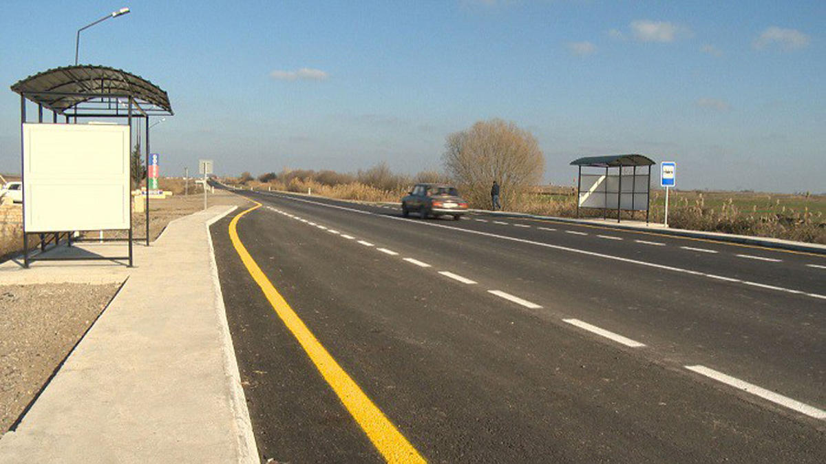 Автодорога в село Джоджуг Марджанлы полностью реконструирована