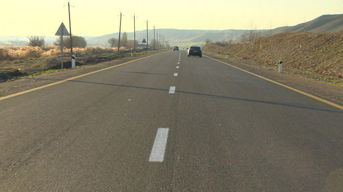 Автодорога в село Джоджуг Марджанлы полностью реконструирована