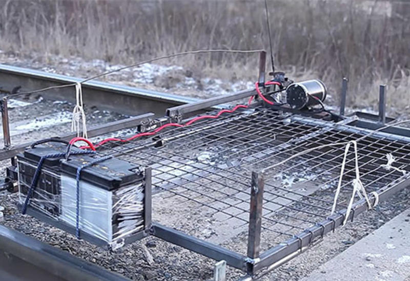 Пограничники перехватили железнодорожный беспилотник