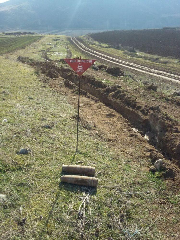 В Газахе обезврежены два неразорвавшихся артснаряда