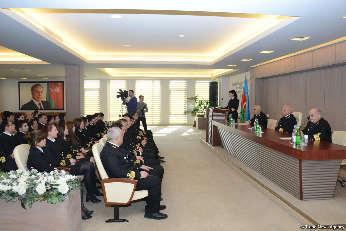 Dövlət Dəniz Agentliyində 20 Yanvar faciəsinin 28-ci ildönümü ilə bağlı mərasim keçirilib