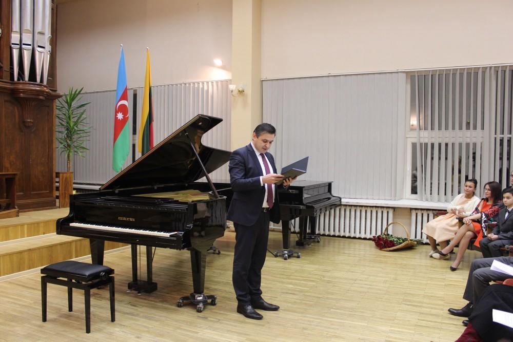 20 Yanvar faciəsinə həsr olunan daha bir anım mərasimi Litvada keçirilib