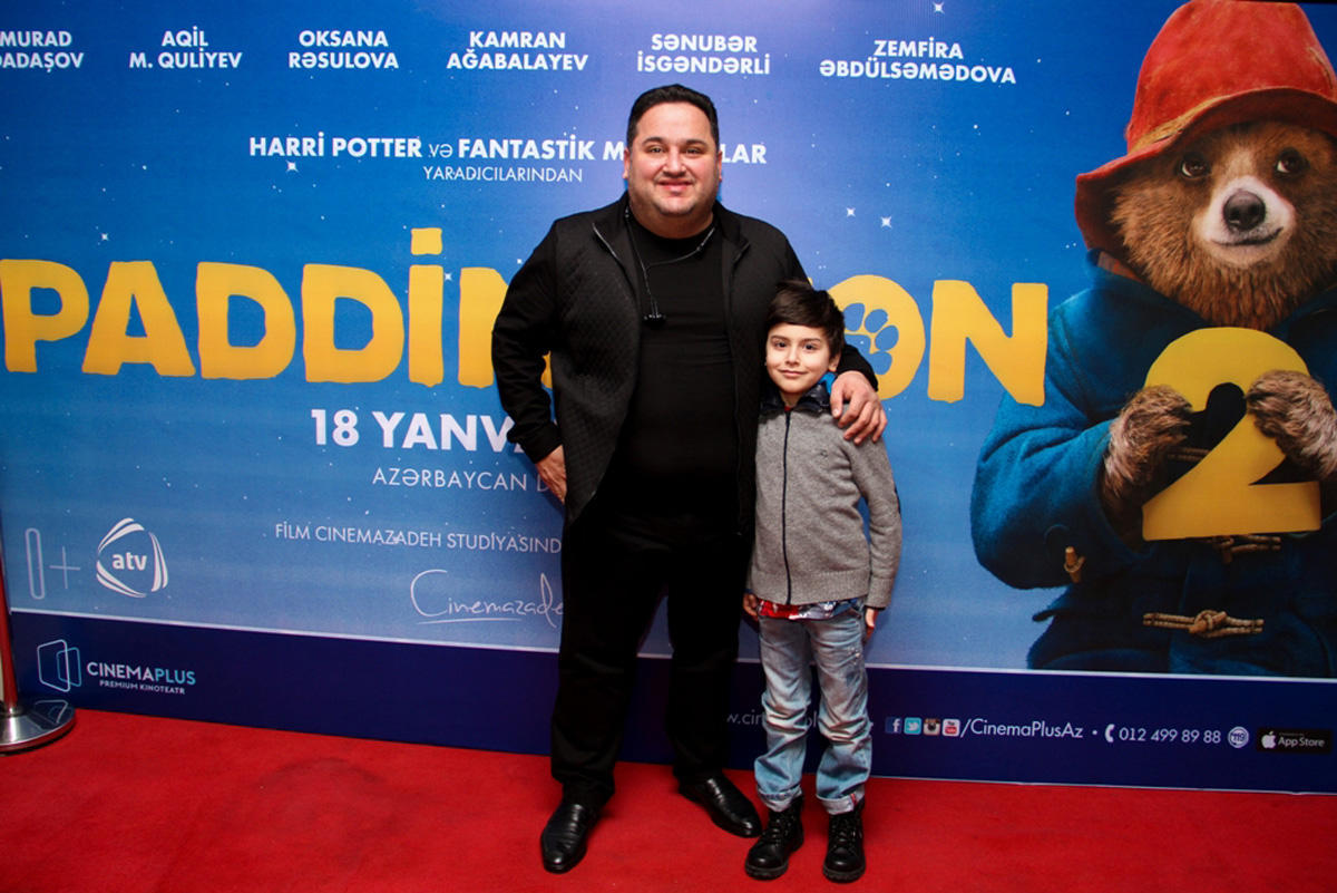 В CinemaPlus прошел показ фильма "Приключения Паддингтона 2" с азербайджанским дубляжом
