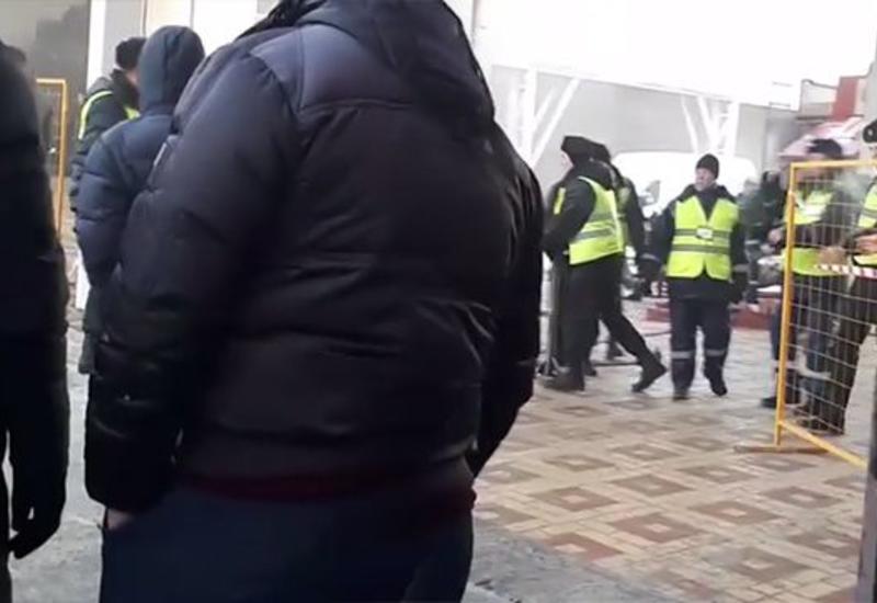 В Москве вновь загорелся рынок «Садовод», есть пострадавший