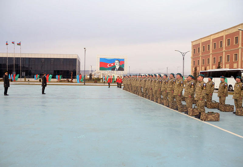 Группа азербайджанских миротворцев вернулась из Афганистана