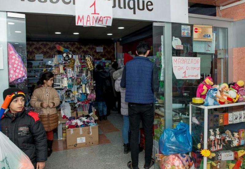 Bakıda inanılmaz dükan: Nə alsan, 1 manata...