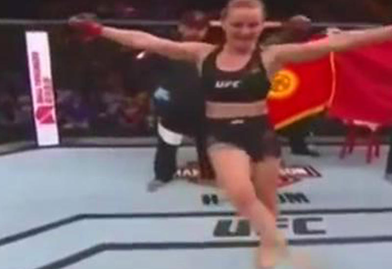 Боец UFC покорила зрителей зажигательной лезгинкой
