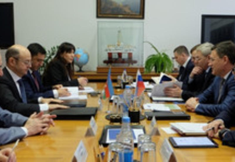 Пярвиз Шахбазов на переговорах с российским коллегой