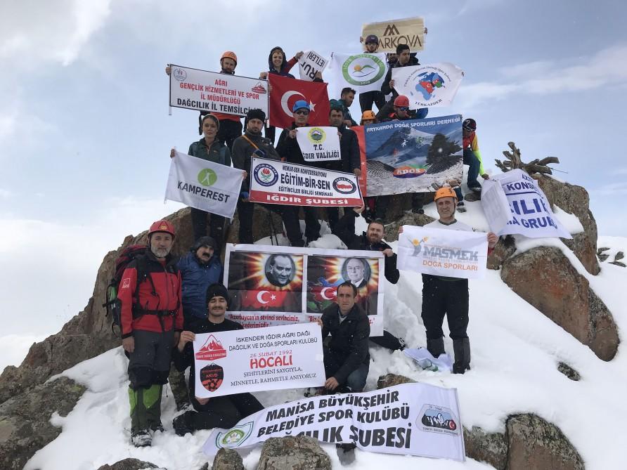 Xocalı soyqırımı qurbanlarının anım günü münasibətilə İlandağa yürüş təşkil olunub