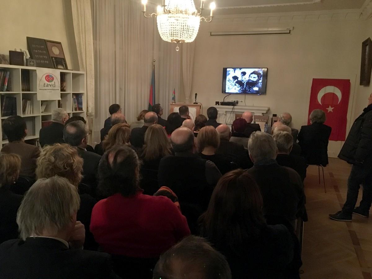 Almaniyada Xocalı soyqırımının 26-cı ildönümünə həsr olunmuş növbəti tədbir keçirilib